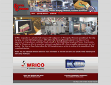 Tablet Screenshot of griffithscorp.com